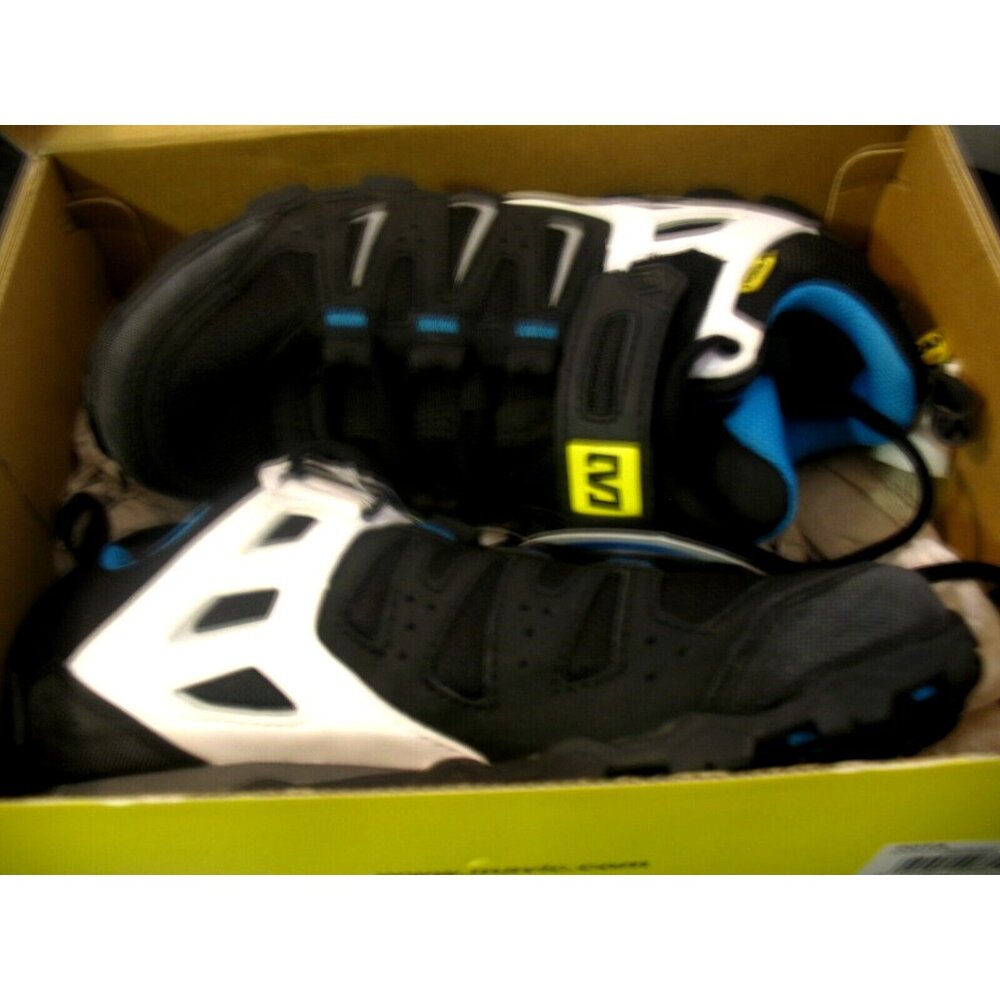 NEW Mavic Zoya  Cycling Shoes Black White Process Blue Women's US 6.5 MSRP $100